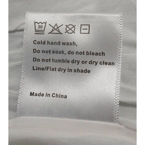 Suboo womens size 2 mini 100% linen polka dot asymmetric peplum skirt 26 waist - Picture 6 of 6